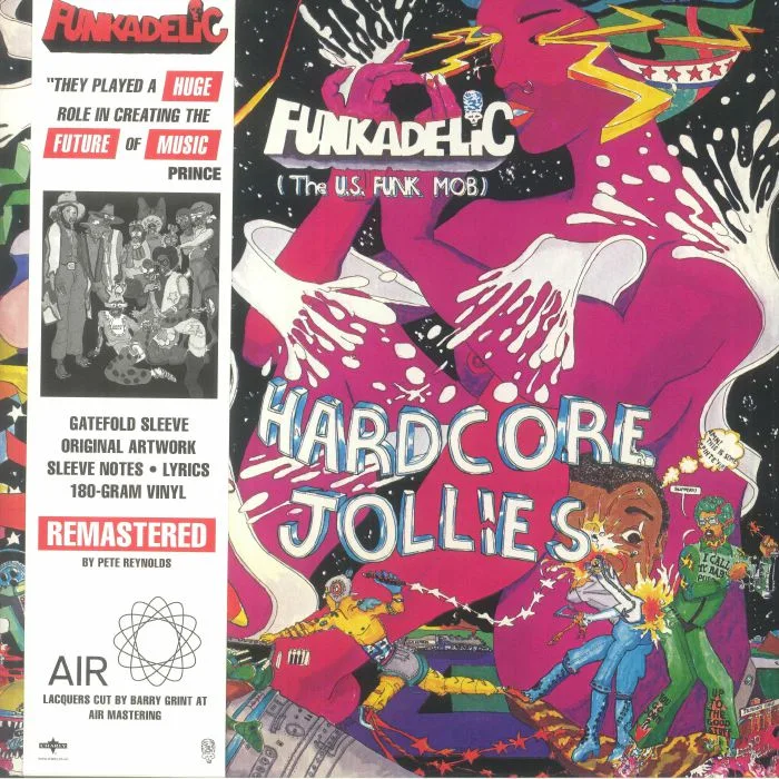 Лицевая сторона обложки — FUNKADELIC — Hardcore Jollies (remastered)