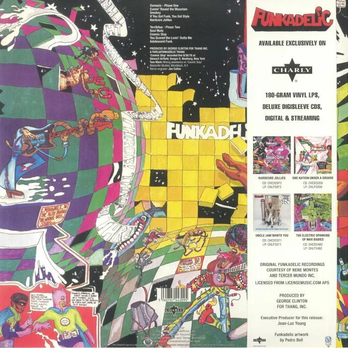 Обратная сторона обложки — FUNKADELIC — Hardcore Jollies (remastered)