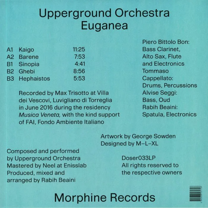 Обратная сторона обложки — UPPERGROUND ORCHESTRA — Euganea