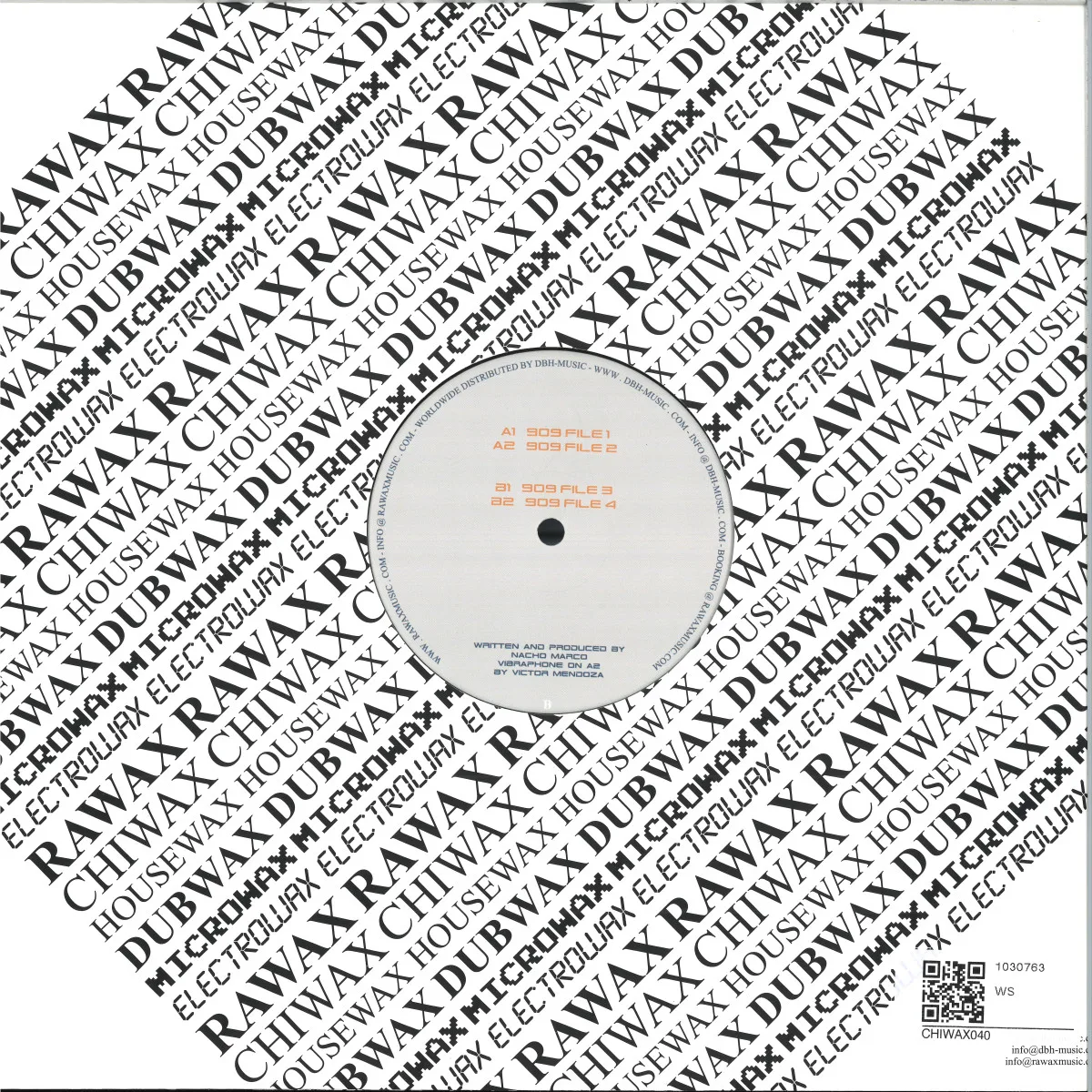 Back cover — Nacho Marco — THE 909 FILES