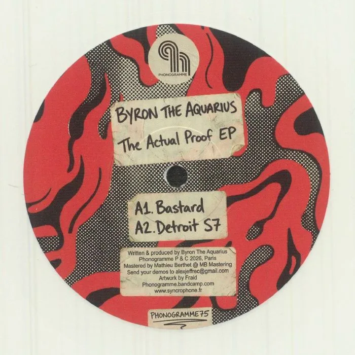 Front cover — BYRON THE AQUARIUS — The Actual Proof EP