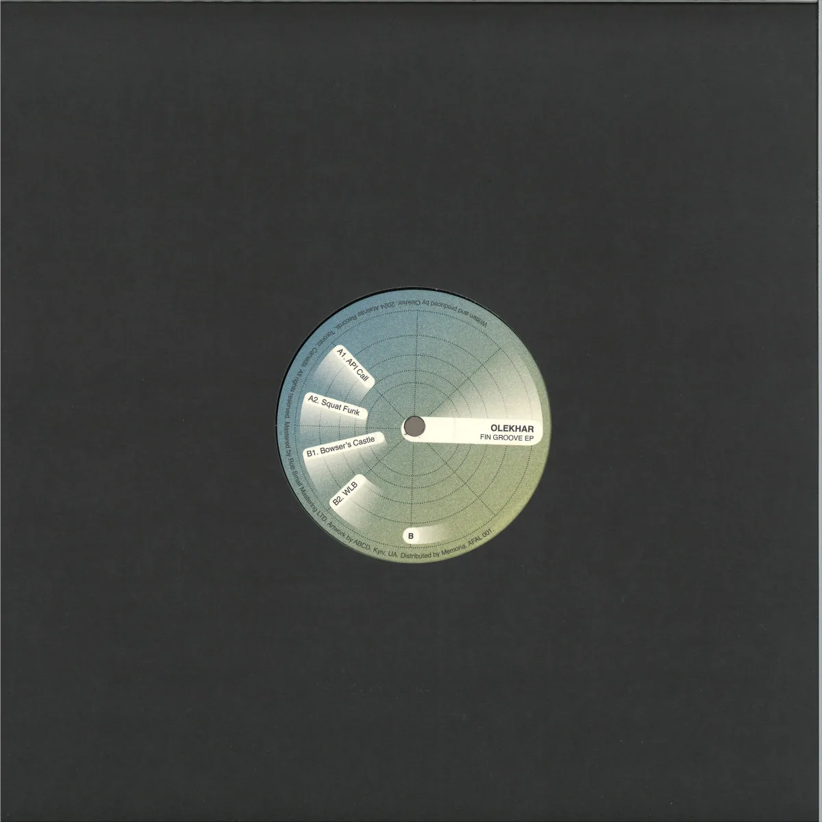Back cover — Olekhar — Fin Groove EP