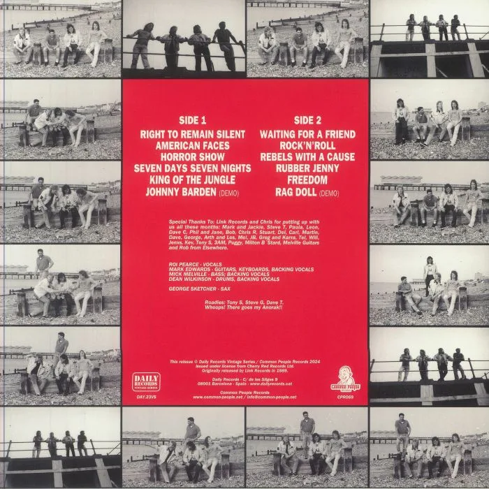 Back cover — The RESORT — 1989 (reissue)