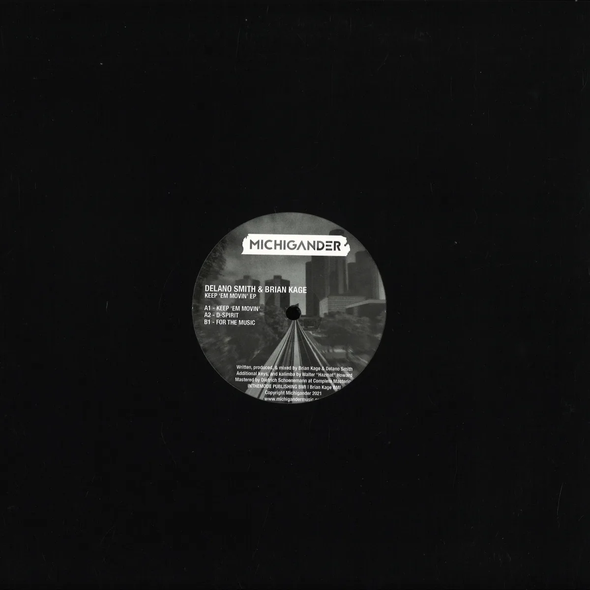 Back cover — Delano Smith&Brian Kage — Keep 'Em Movin'