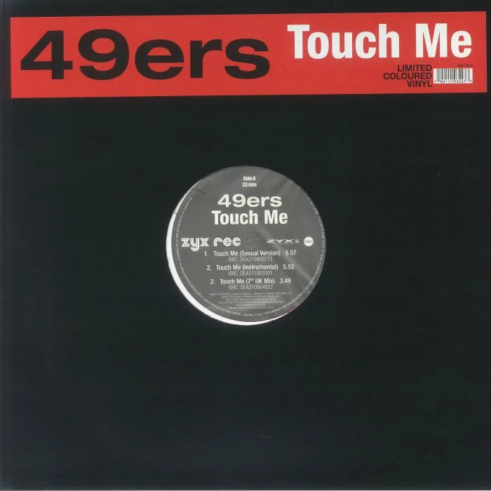 Лицевая сторона обложки — 49ERS — Touch Me (reissue)