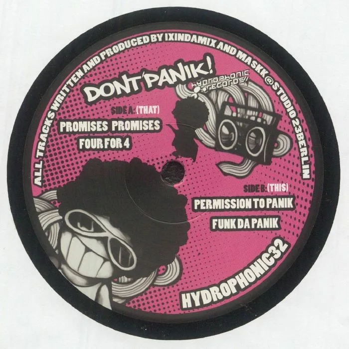 Back cover — IXINDAMIX / MASKK — Don't Panic !