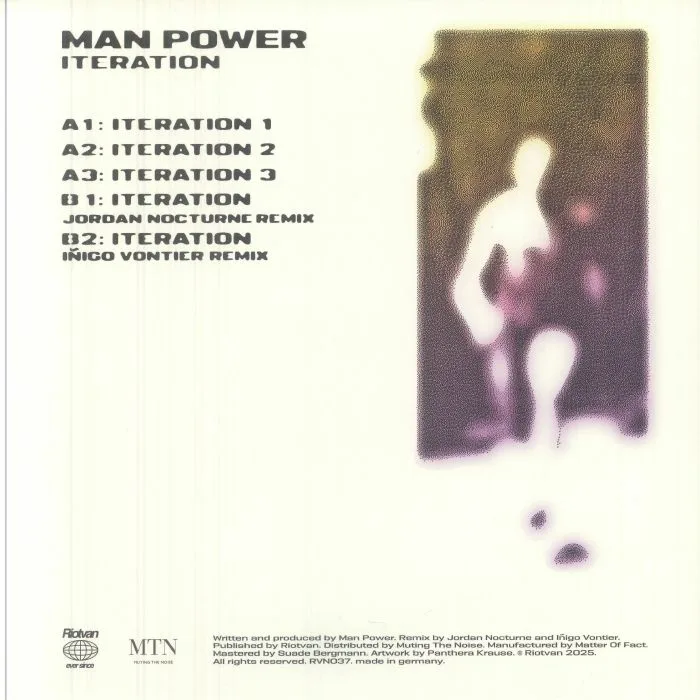 Обратная сторона обложки — MAN POWER — Iteration