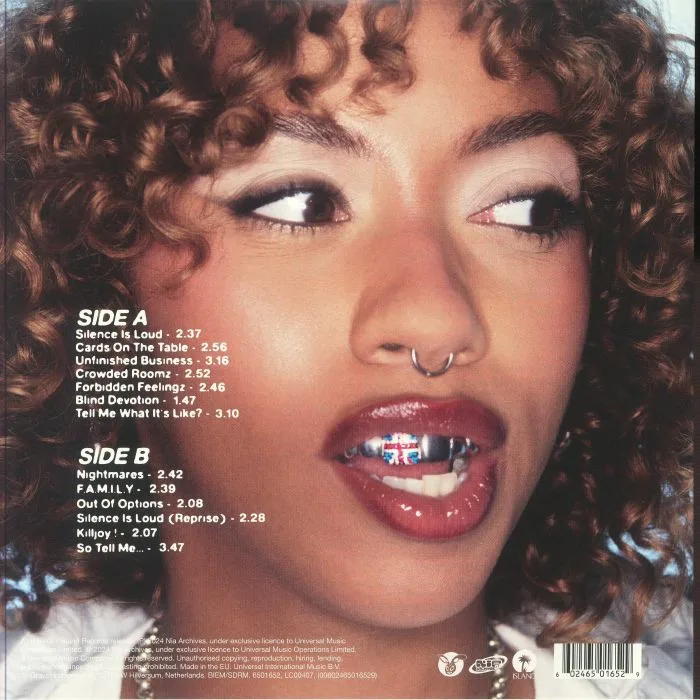Back cover — NIA ARCHIVES — Silence Is Loud