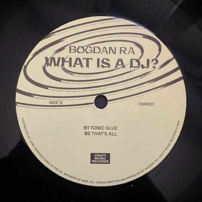 Обратная сторона обложки — BOGDAN RA — What Is A DJ?