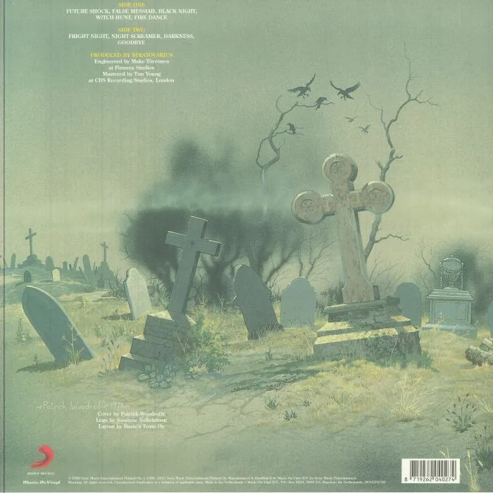 Back cover — STRATOVARIUS — Fright Night (reissue)