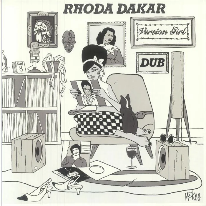 Лицевая сторона обложки — Rhoda DAKAR — Version Girl In Dub