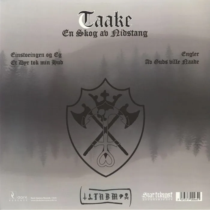 Обратная сторона обложки — TAAKE — En Skog Av Nidstang