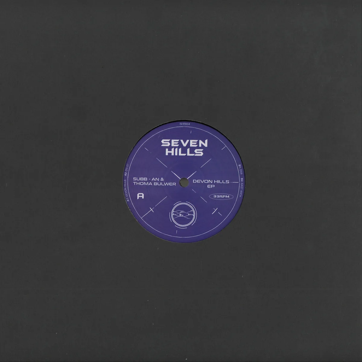 Обратная сторона обложки — Subb-An&Thoma Bulwer — Devon Hills EP