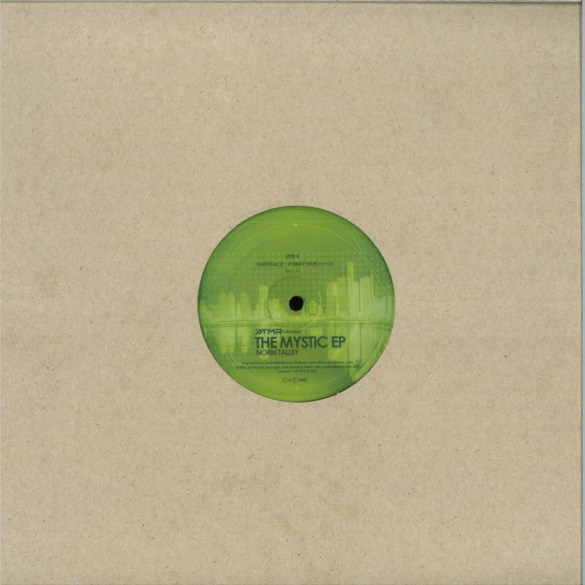 Back cover — Norm Talley — Mystic Ep