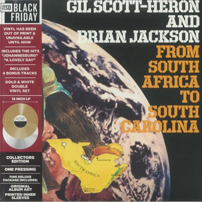 Gil SCOTT HERON / BRIAN JACKSON — From South Africa To South Carolina (Record Store Day Black Friday RSD 2024)