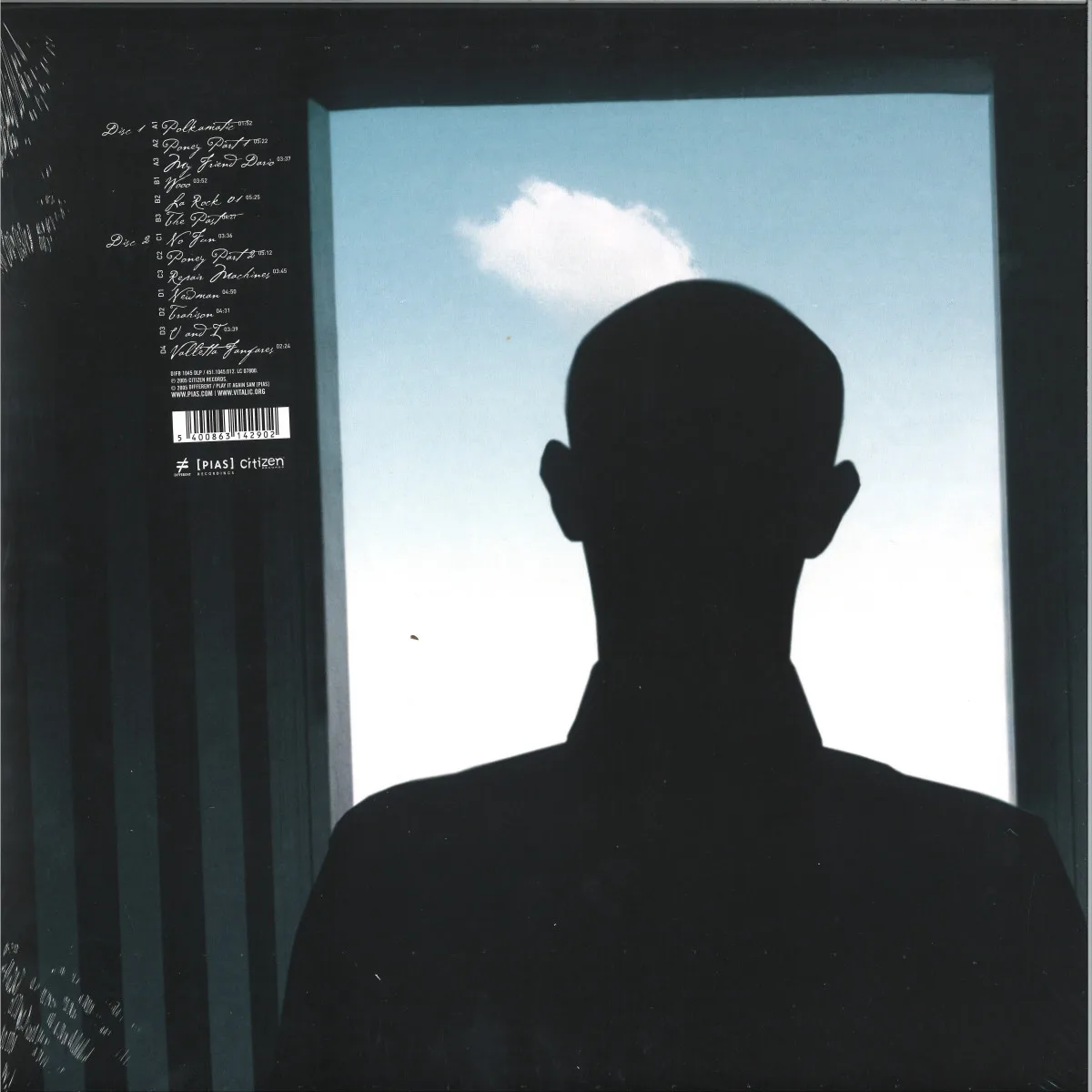 Back cover — Vitalic — OK Cowboy LP 2x12"