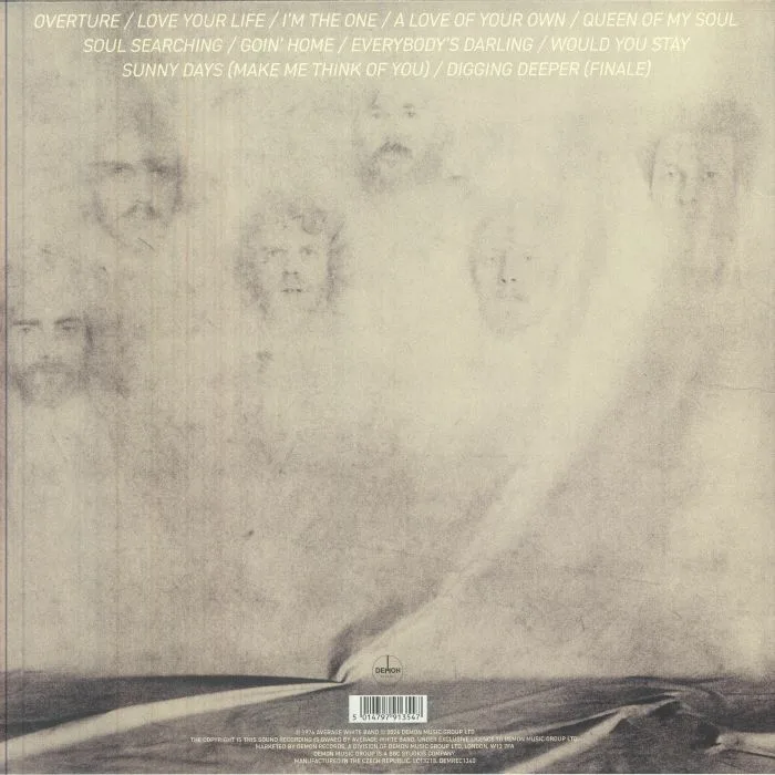 Back cover — AVERAGE WHITE BAND — Soul Searching (50th Anniversary Editions)
