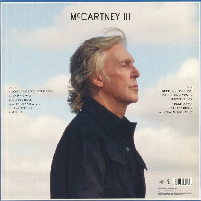 Back cover — Paul McCARTNEY — McCartney III