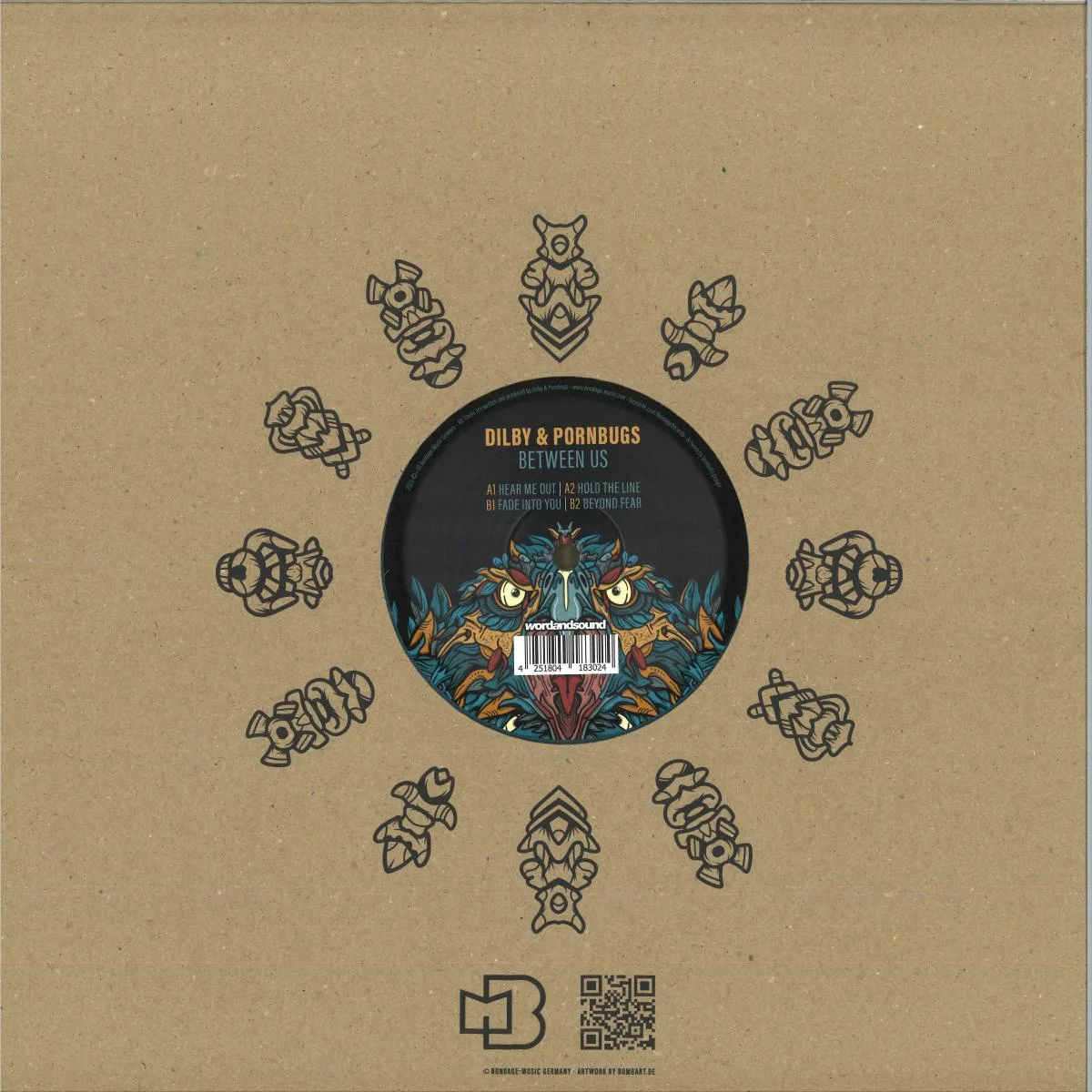Back cover — DILBY & PORNBUGS — BETWEEN US