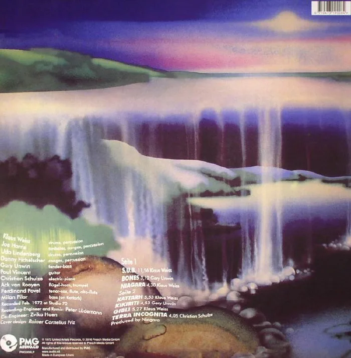 Back cover — NIAGARA — SUB