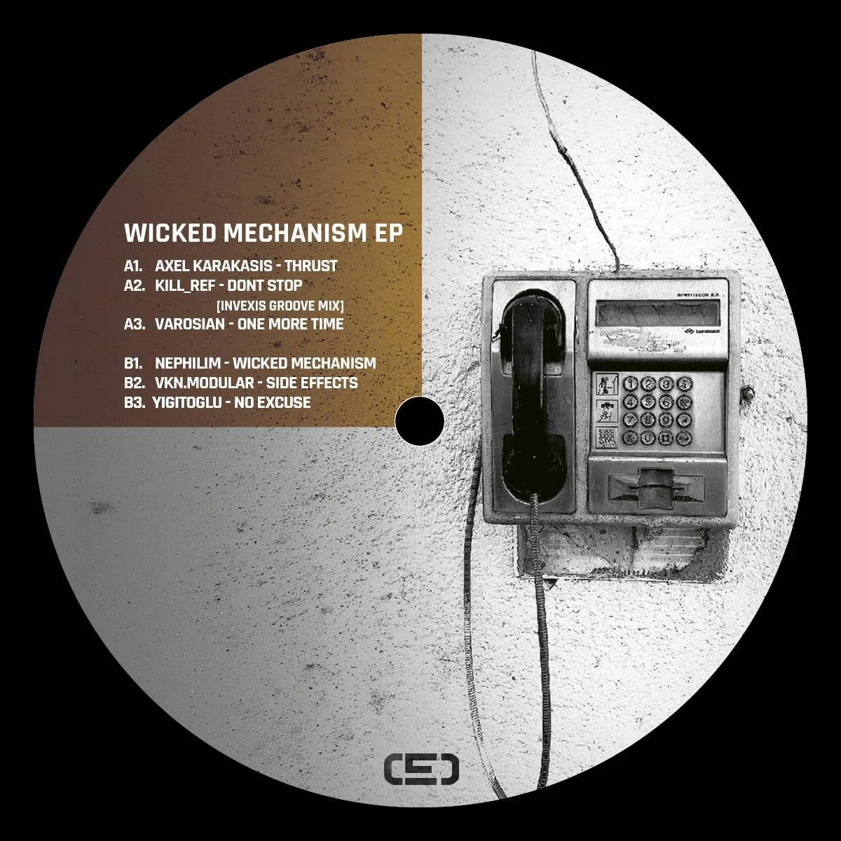 Обратная сторона обложки — Various — Wicked Mechanism EP