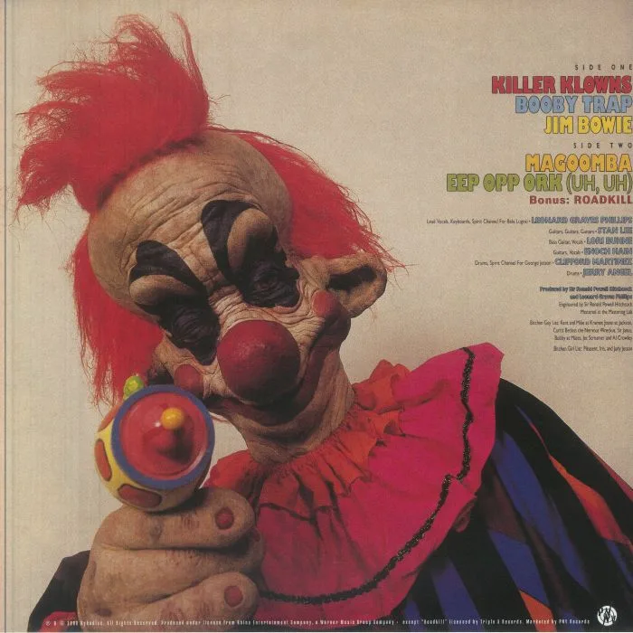 Back cover — The DICKIES — Killer Klowns From Outer Space (reissue)