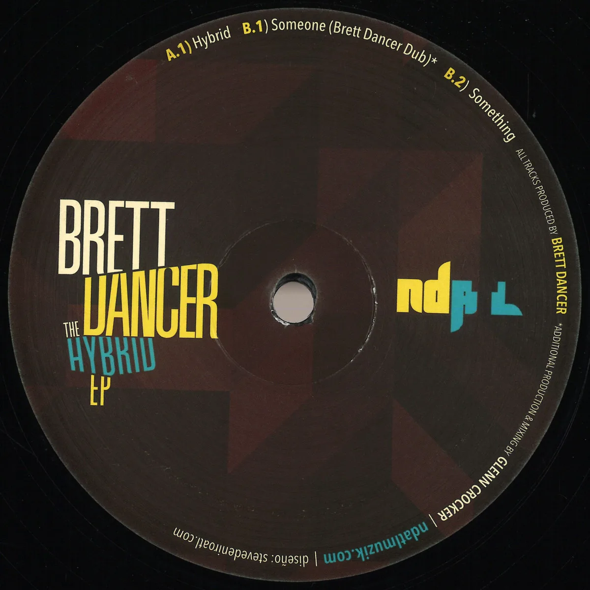 Front cover — Brett Dancer — The Hybrid Ep