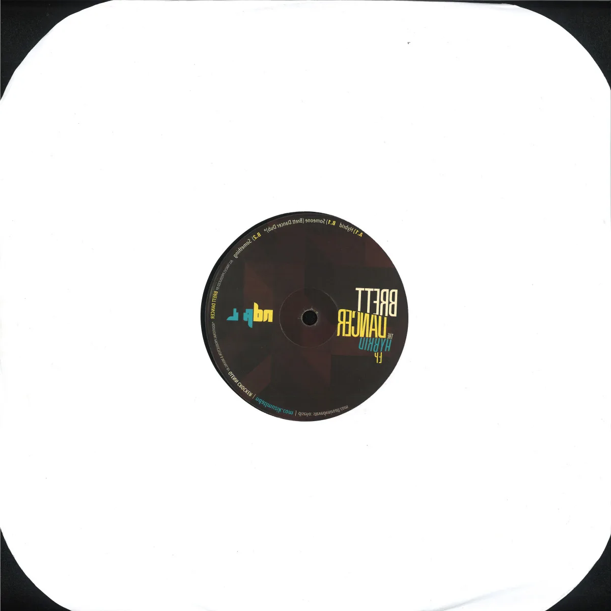 Back cover — Brett Dancer — The Hybrid Ep