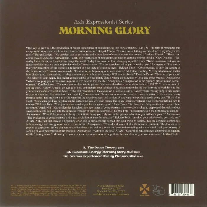 Обратная сторона обложки — MILLSART — Morning Glory