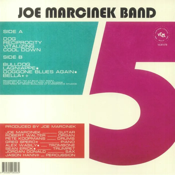 Обратная сторона обложки — JOE MARCINEK BAND — 5