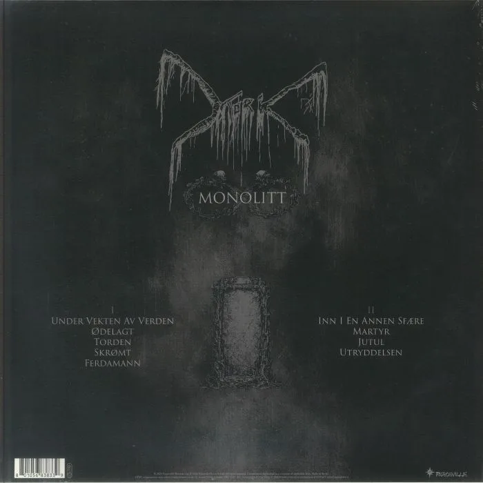 Обратная сторона обложки — MORK — Monolitt