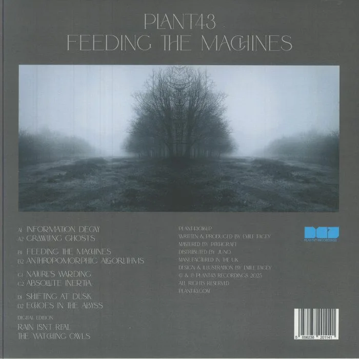 Back cover — PLANT43 — Feeding The Machines