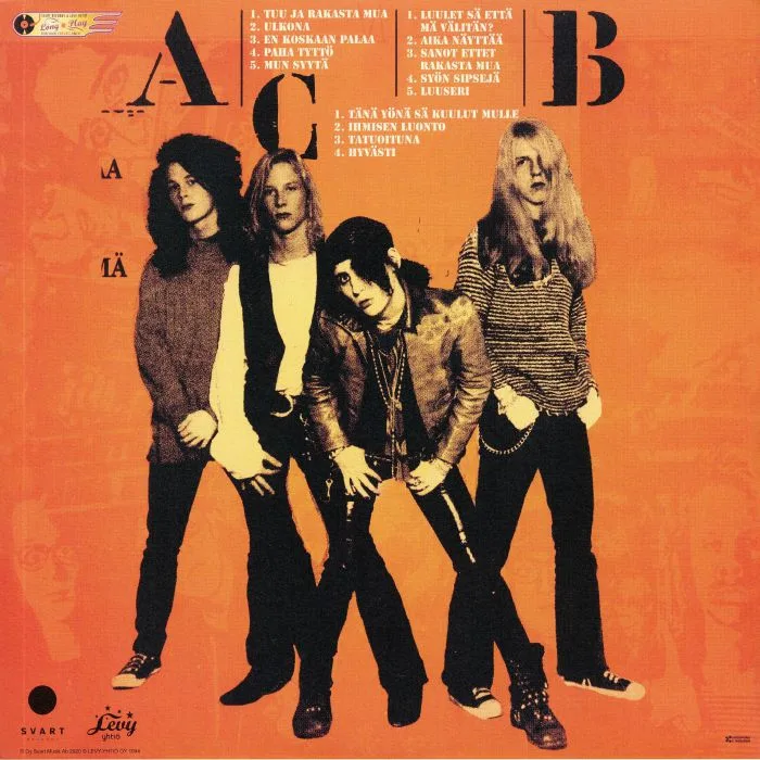 Обратная сторона обложки — TEHOSEKOITIN — Rock'n Roll (reissue)