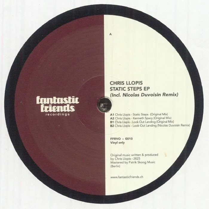 Front cover — Chris LLOPIS — Static Steps EP