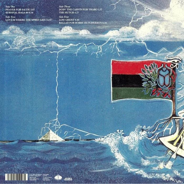 Back cover — LON MOSHE & SOUTHERN FREEDOM ARKESTRA — Love Is Where The Spirit Lies (reissue)