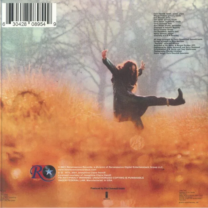 Back cover — Claire HAMILL — October