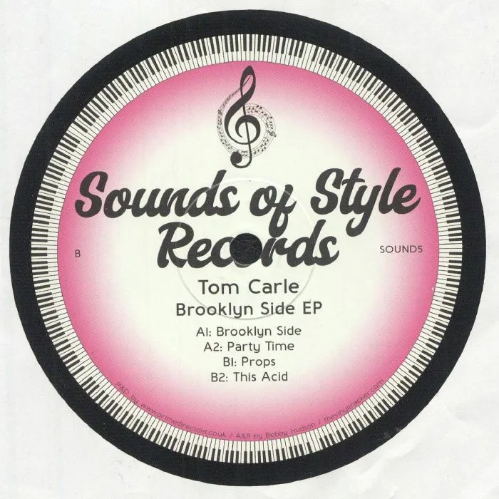 Back cover — Tom CARLE — Brooklyn Side EP