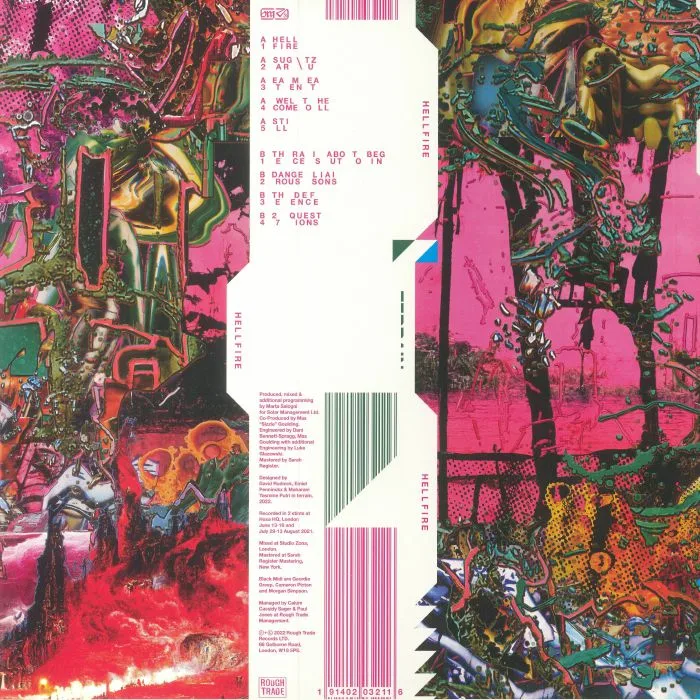 Back cover — BLACK MIDI — Hellfire