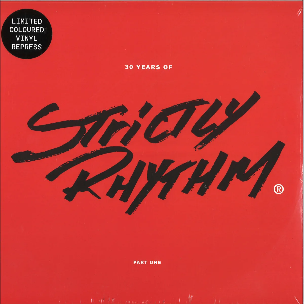 Лицевая сторона обложки — Various — 30 Years Of Strictly Rhythm - Part One (Red Vinyl Repress)