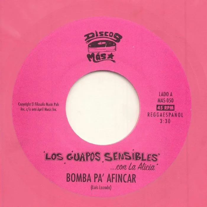 Front cover — LOS GUAPOS SENSIBLES — Bomba Pa' Afincar