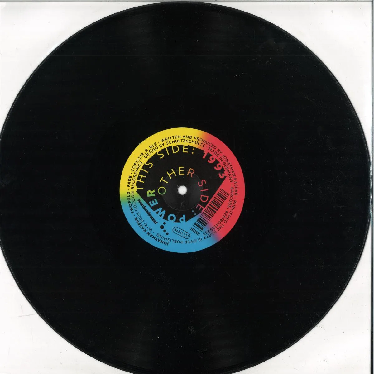 Обратная сторона обложки — Jonathan Kaspar — Twofold – Fade (Black Vinyl)