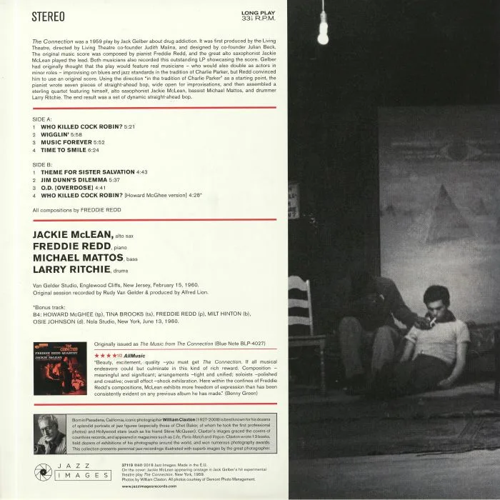 Обратная сторона обложки — Jackie McLEAN / FREDDIE REDD — The Connection (Deluxe Edition) (reissue)