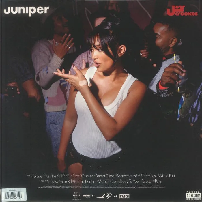 Back cover — Joy CROOKES — Juniper