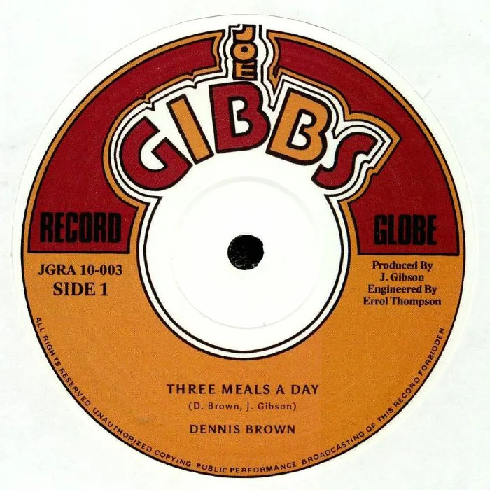 Dennis BROWN / PRINCE ALLAH / JOE GIBBS & THE PROFESSIONALS — Three Meals A Day