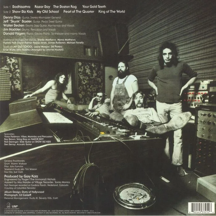 Back cover — STEELY DAN — Countdown To Ecstasy (reissue)