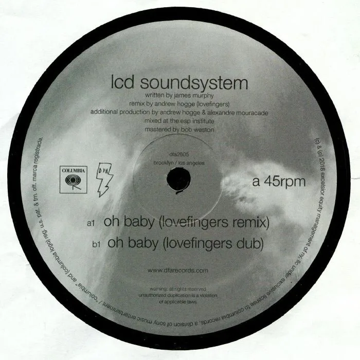 LCD SOUNDSYSTEM — Oh Baby
