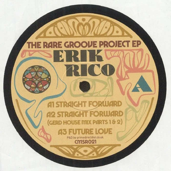 Лицевая сторона обложки — Erik RICO — The Rare Groove Project EP