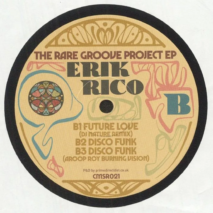 Обратная сторона обложки — Erik RICO — The Rare Groove Project EP