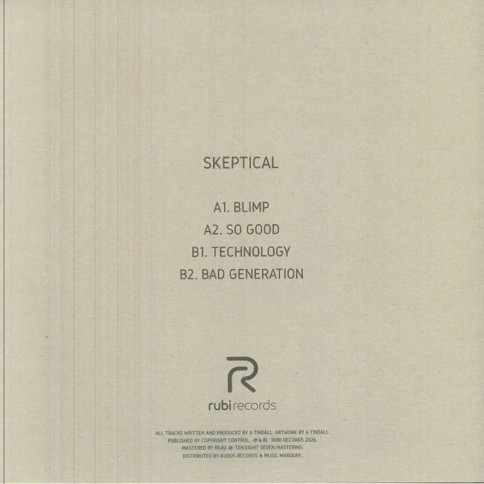 Back cover — SKEPTICAL — Blimp EP
