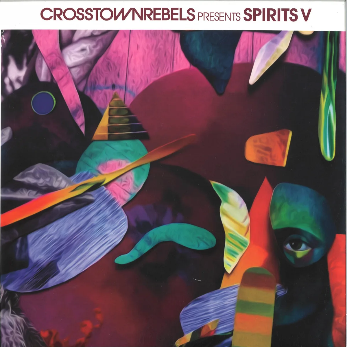 Лицевая сторона обложки — Various — Crosstown Rebels present SPIRITS V (2x12")